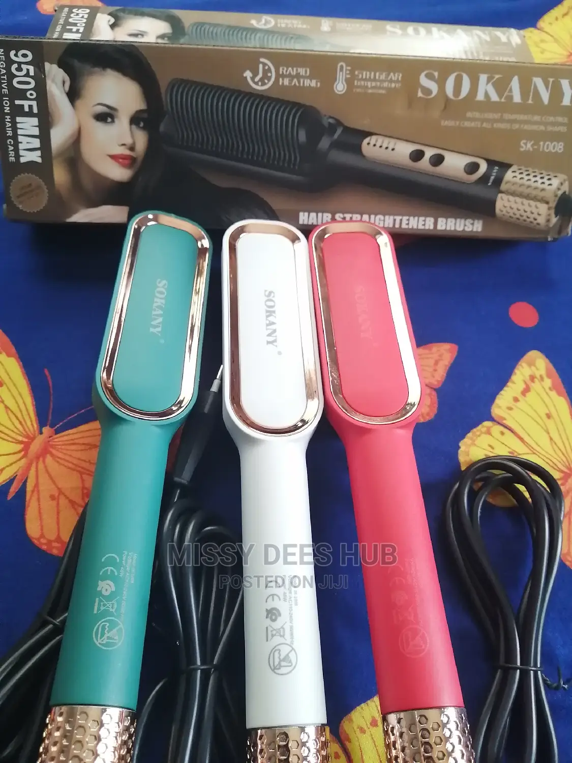 Sokany Hair Straightener Brush