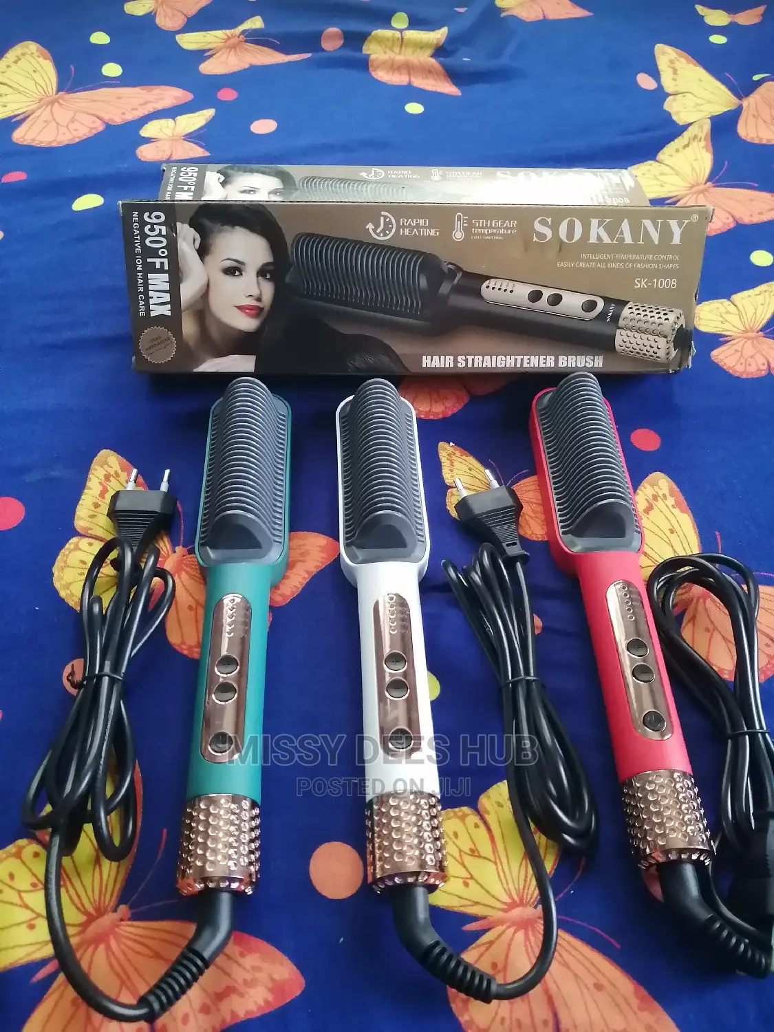 Sokany Hair Straightener Brush