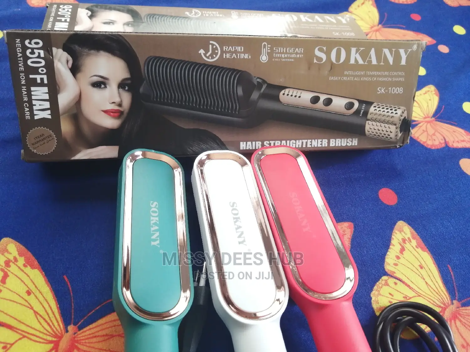Sokany Hair Straightener Brush