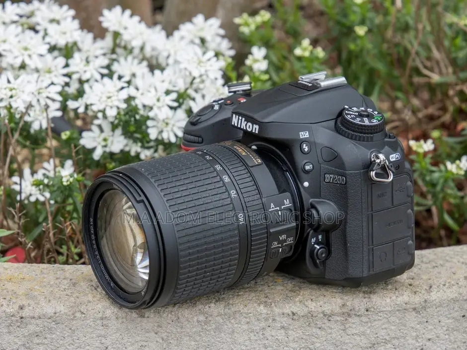Black Colour Nikon D7200 Dslr Camera