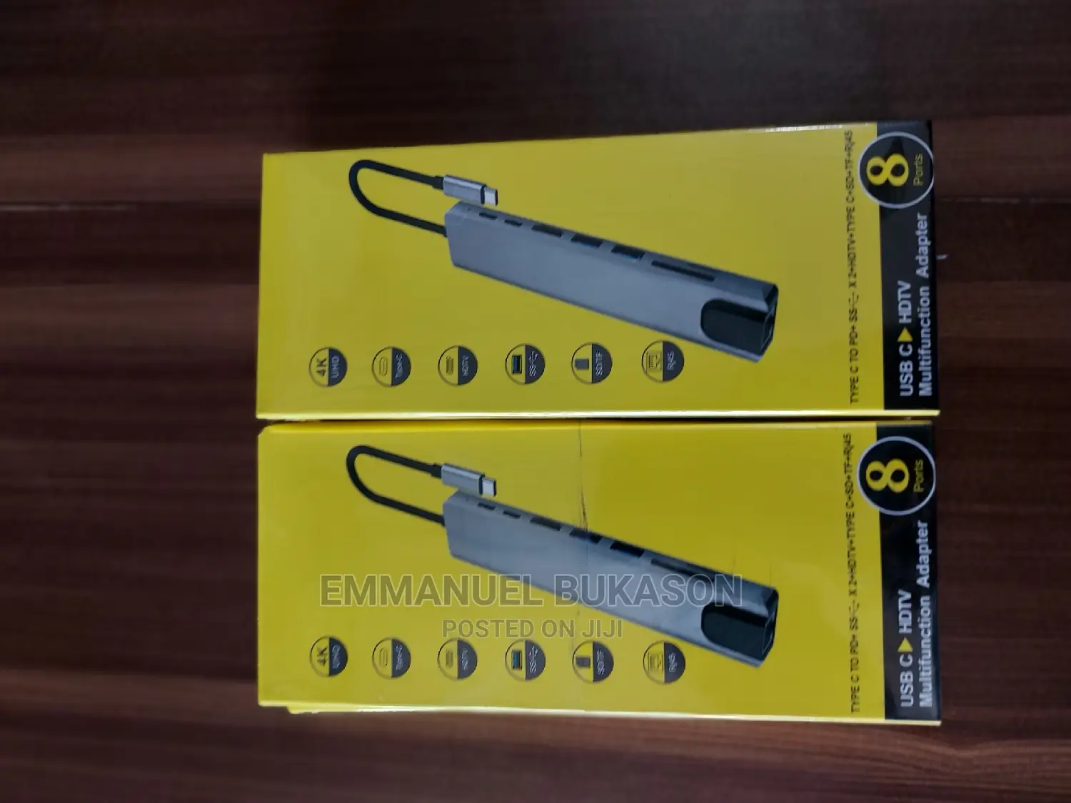 Type C 8 in 1 Dongle (Multiple Port)