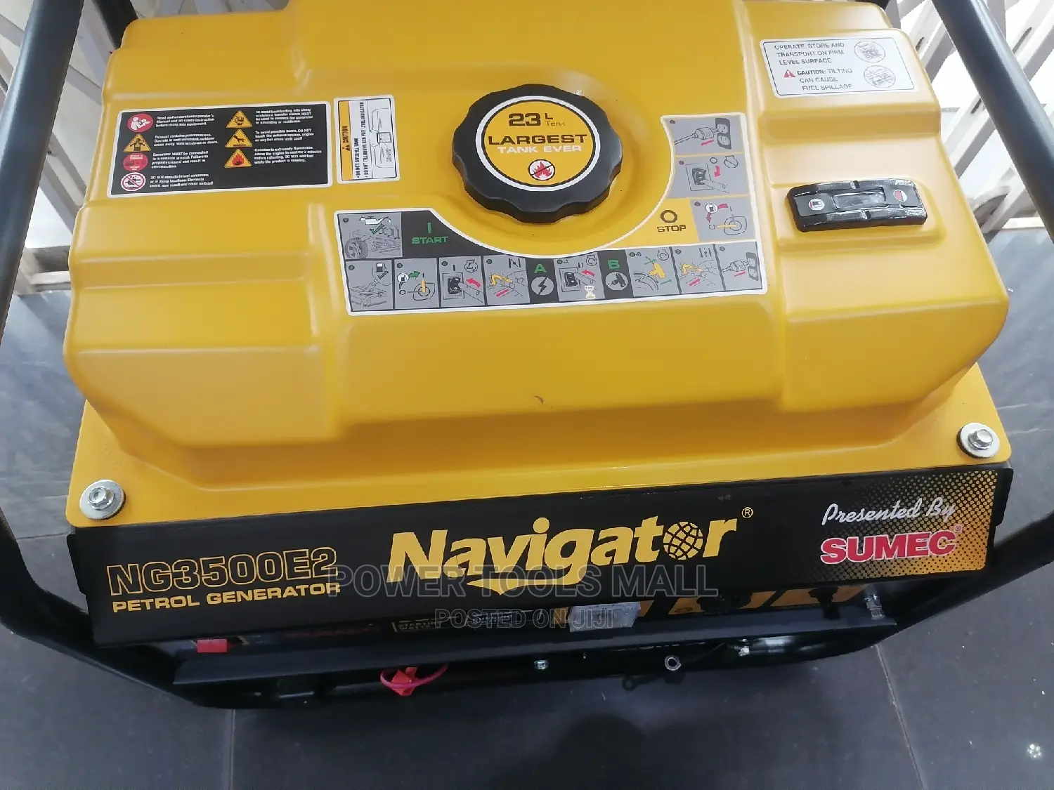 Navigator Gasoline Generator 3.2kw 6.5hp 23L