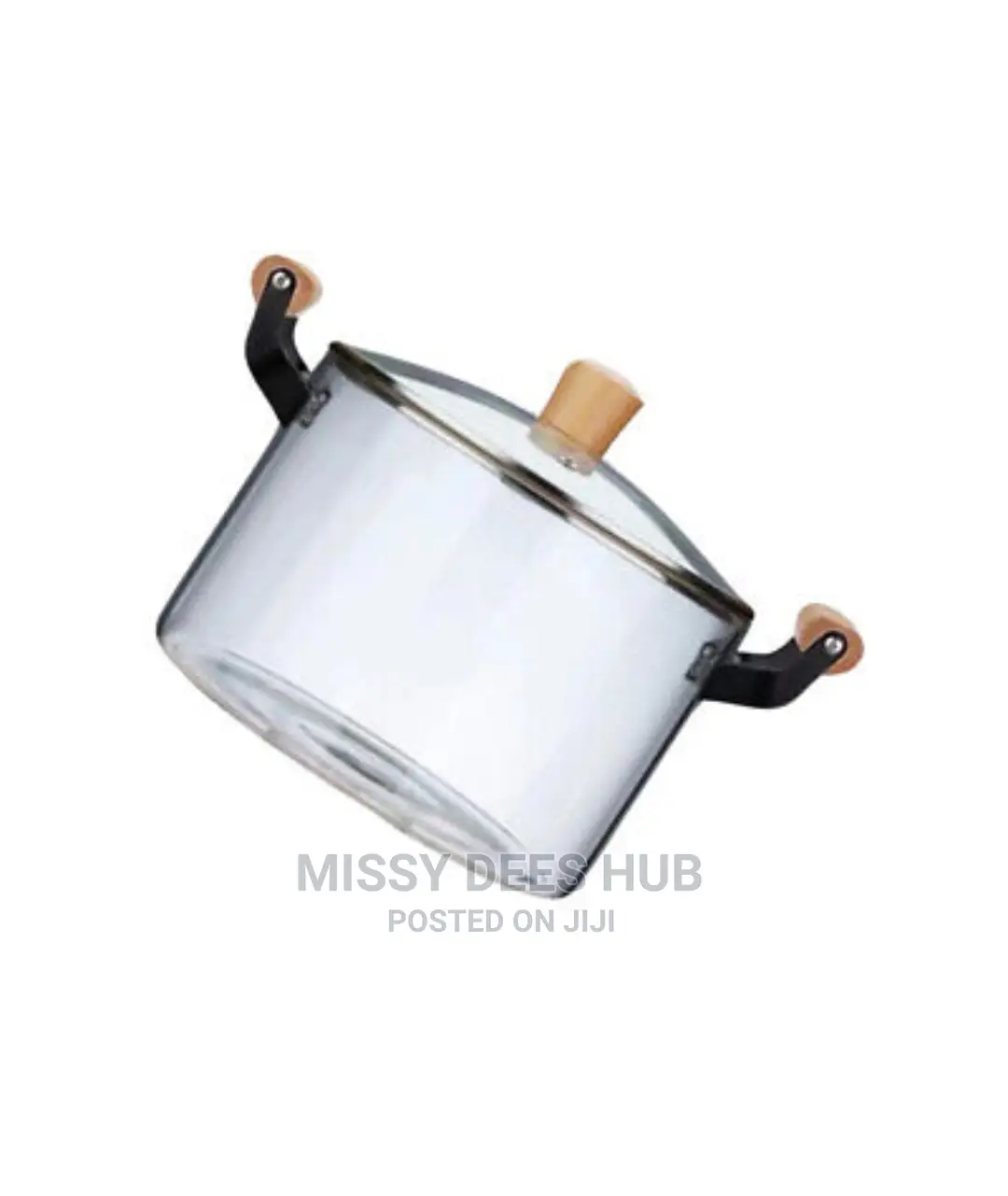 2.5L Transparent Glass Cooking Pot