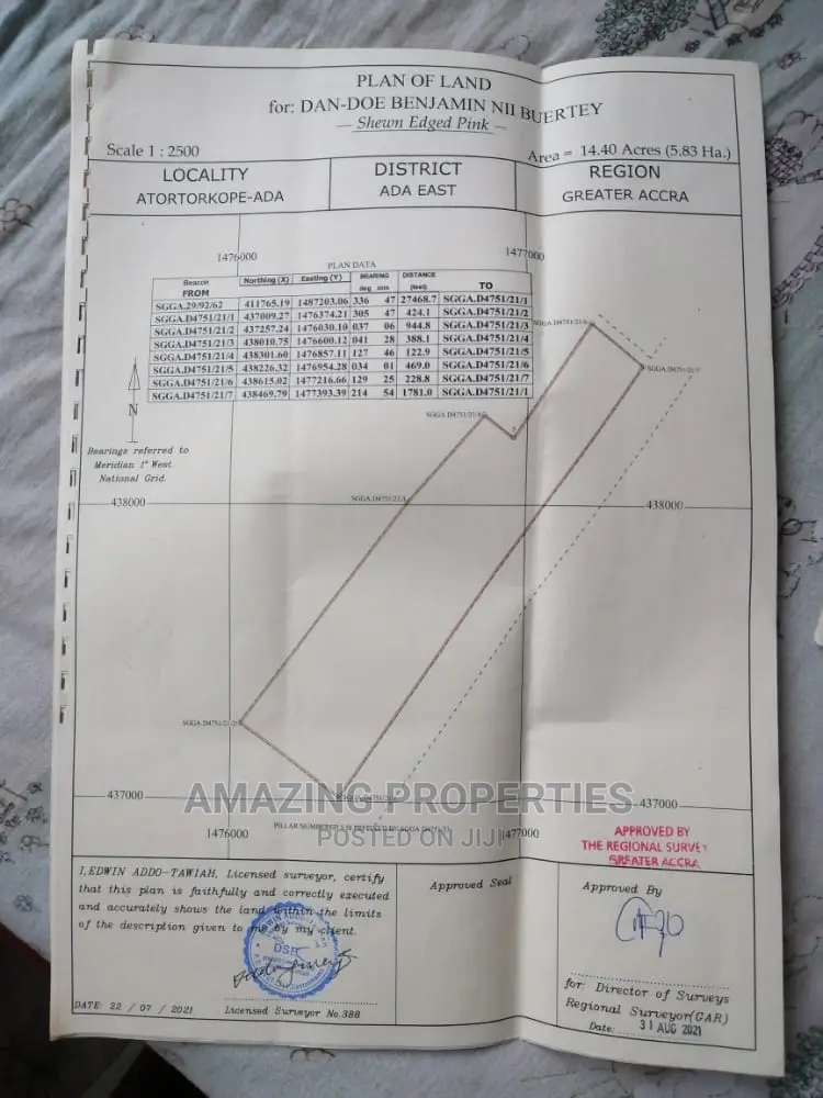 14.40 Acres of Land at Atortorkope