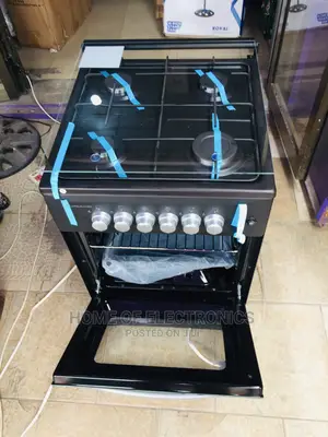 Pure Black Color Volcano 4 Burner All Gas Cooker(Oven)