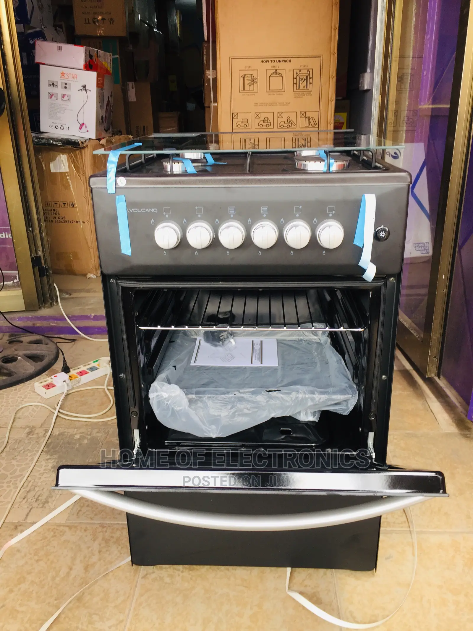 Advanced Volcano 4 Burner Oven Grill All Gas Cooker