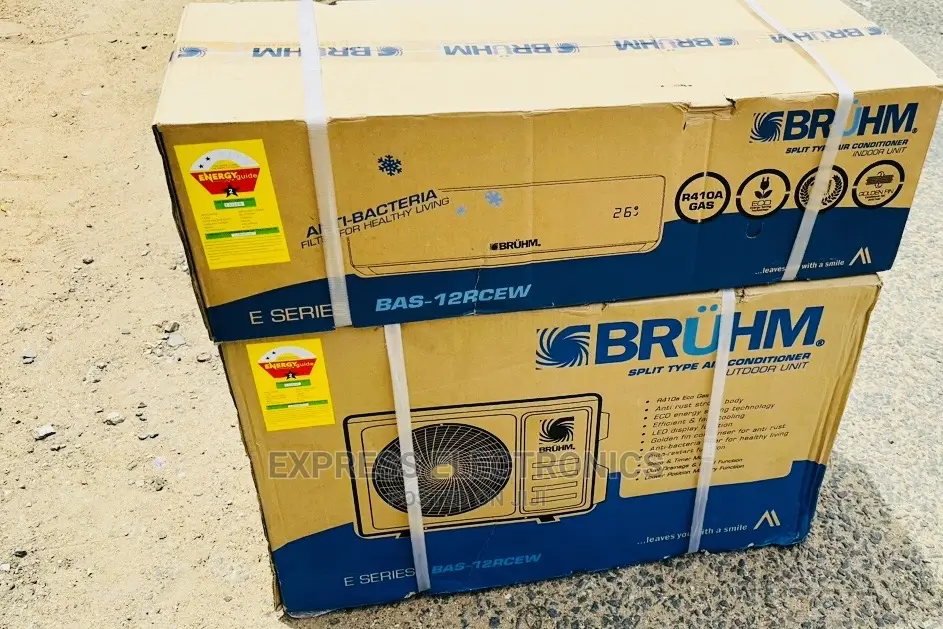 1.5hp Bruhm Split R410 Gas White Auto Defrosting Ac