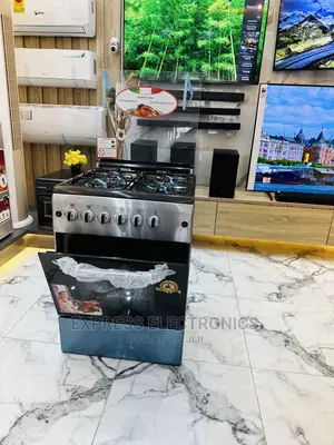 60/60 Ferre 4b Black Enamel New Line Ignition Stove Oven