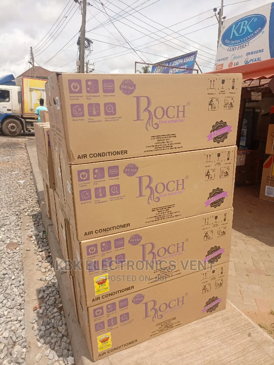 Roch 1.5hp Split R410 Gas Air Conditioner