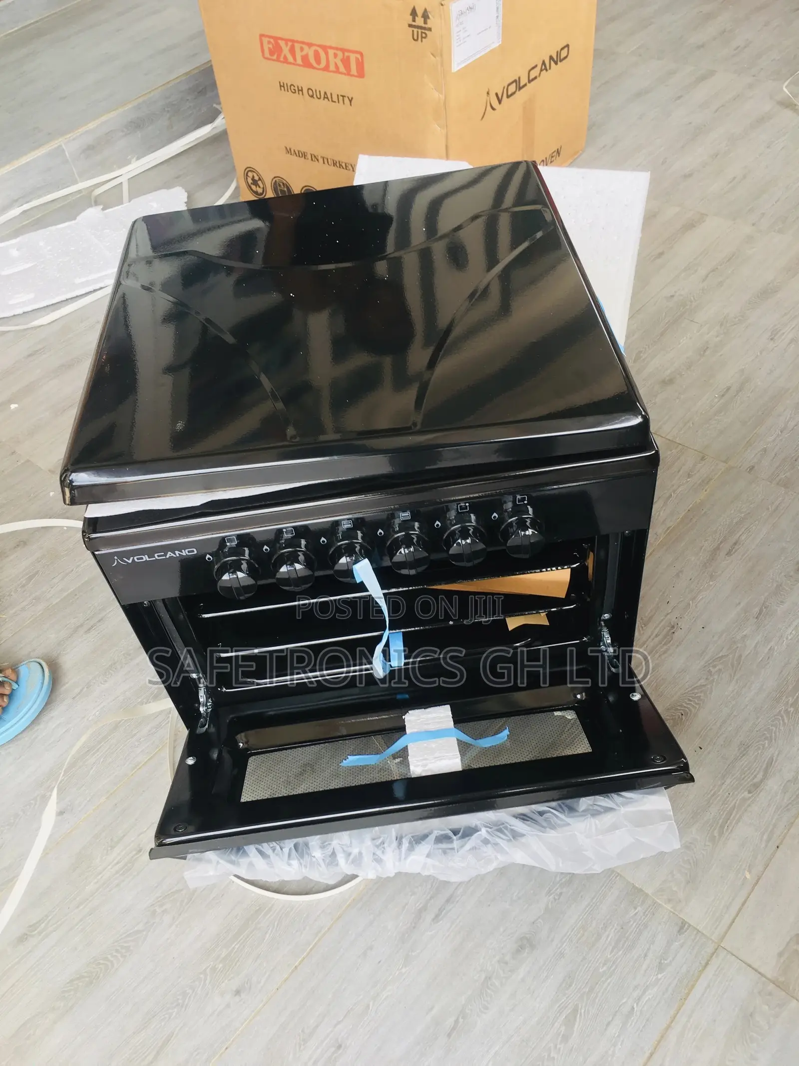Volcano Blue 4 Gas Burner Oven With Grill
