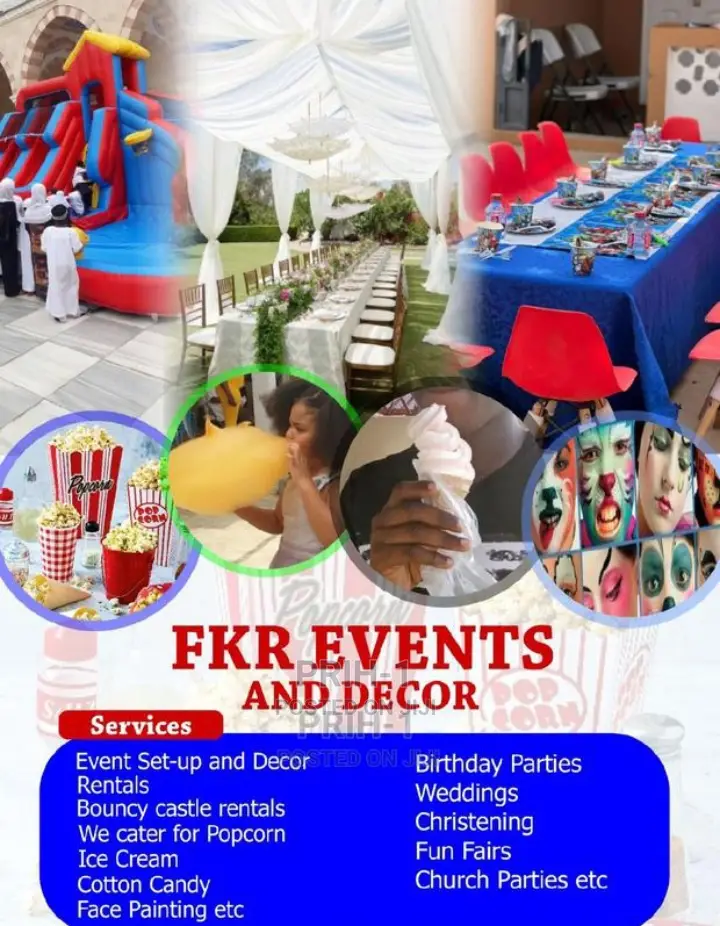 Decor,Backdrops,Setups for All Events in Madina Party, Catering