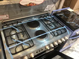 Stainless Steel Ferre 6 Burner(4 Gas 2 Electric)Gas Cooker