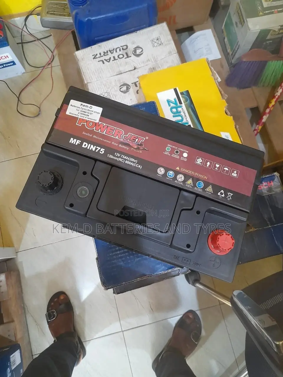 15 Plates Power Jet Battery