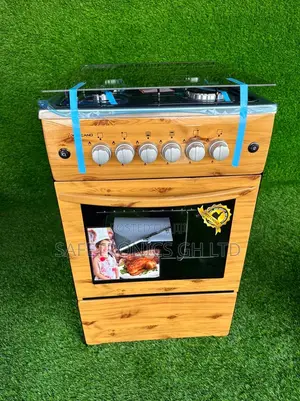 Light Wooden Gas Cooker Oven With Grill