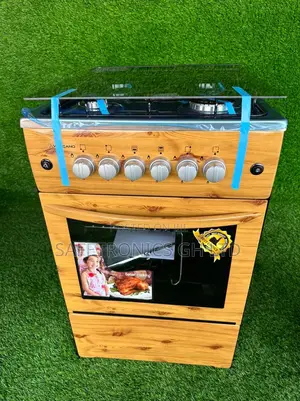 Light Wooden Gas Cooker Oven With Grill