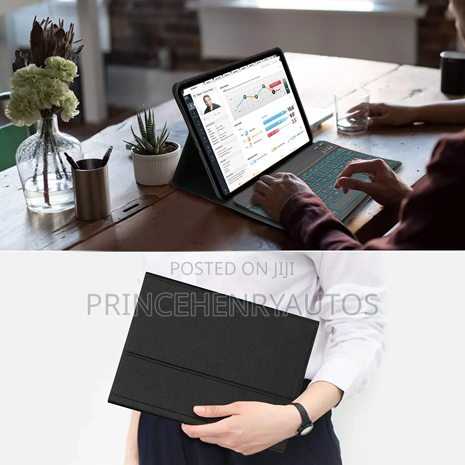 IVEOPPE Galaxy Tab A7 10.4'' 2020 Backlit Keyboard Case