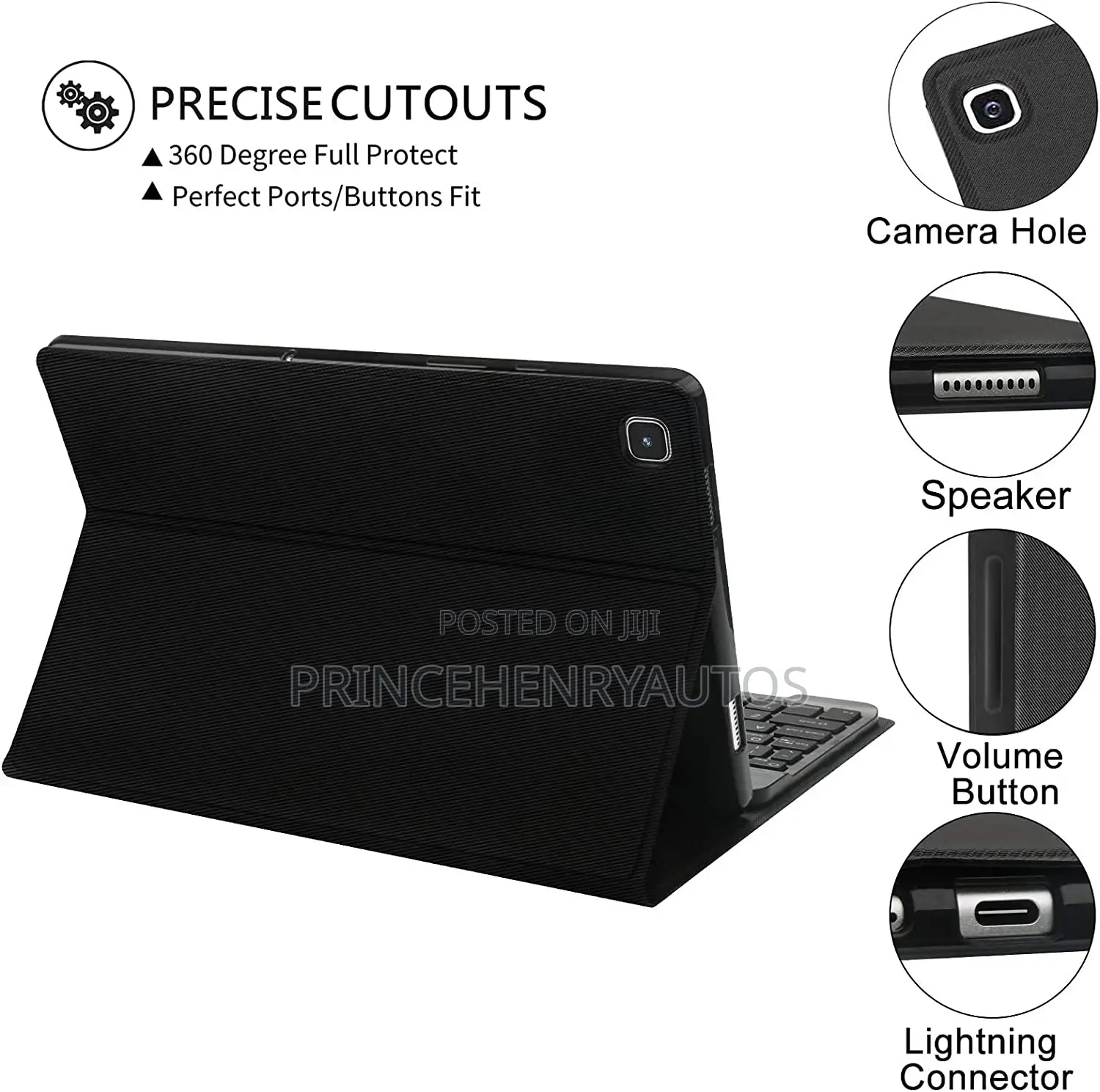 IVEOPPE Galaxy Tab A7 10.4'' 2020 Backlit Keyboard Case