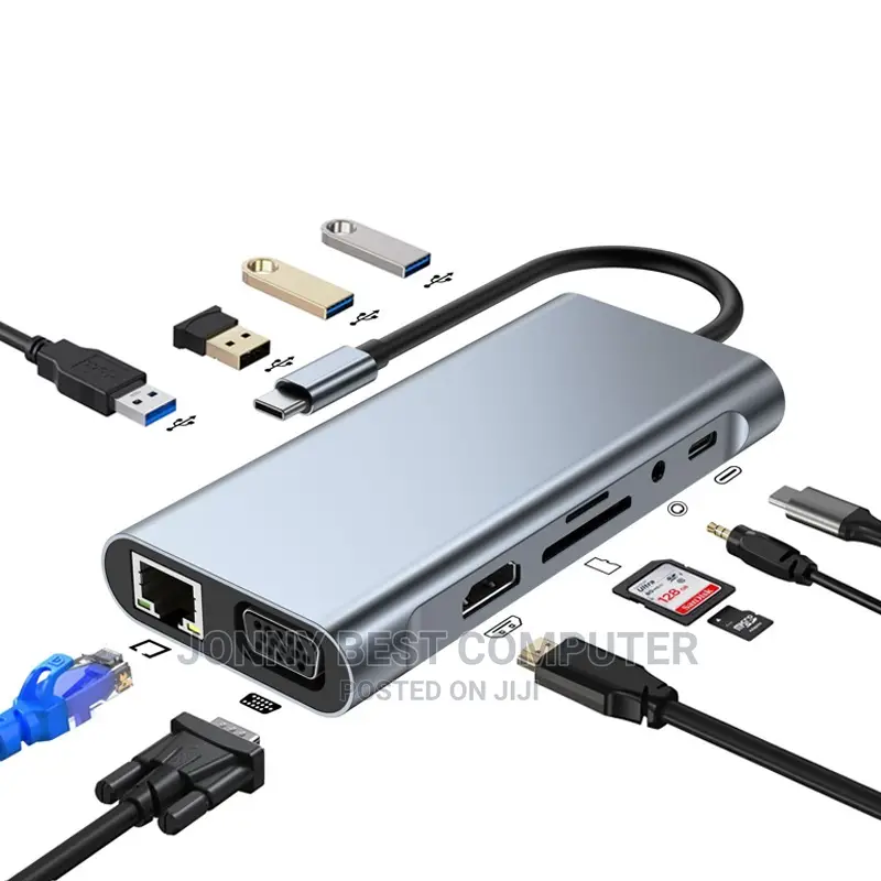 Type C 11 in 1 Docking Station