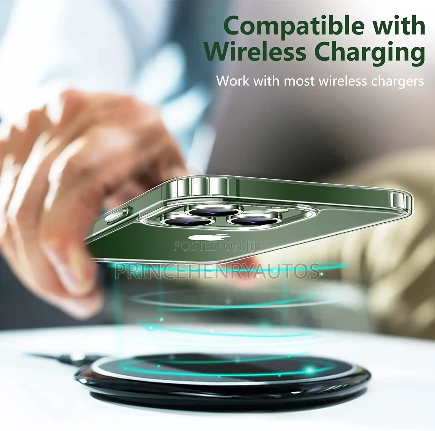 JUSTCOOL Crystal Clear Designed for iPhone 13 Pro Case