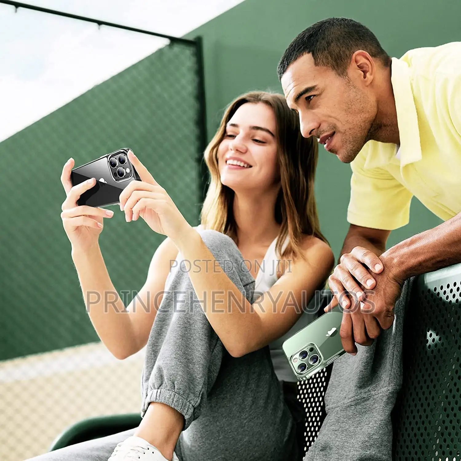 JUSTCOOL Crystal Clear Designed for iPhone 13 Pro Case