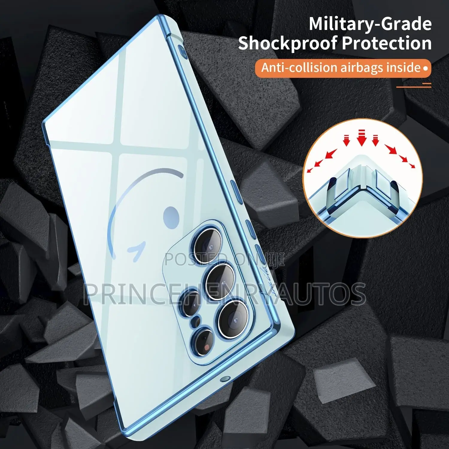 Facweek Galaxy S22 Ultra Shockproof Bumper Drop Case