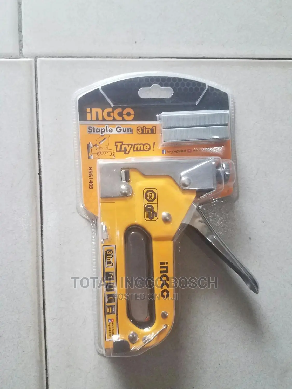 Ingco Staple Gun 3 in 1