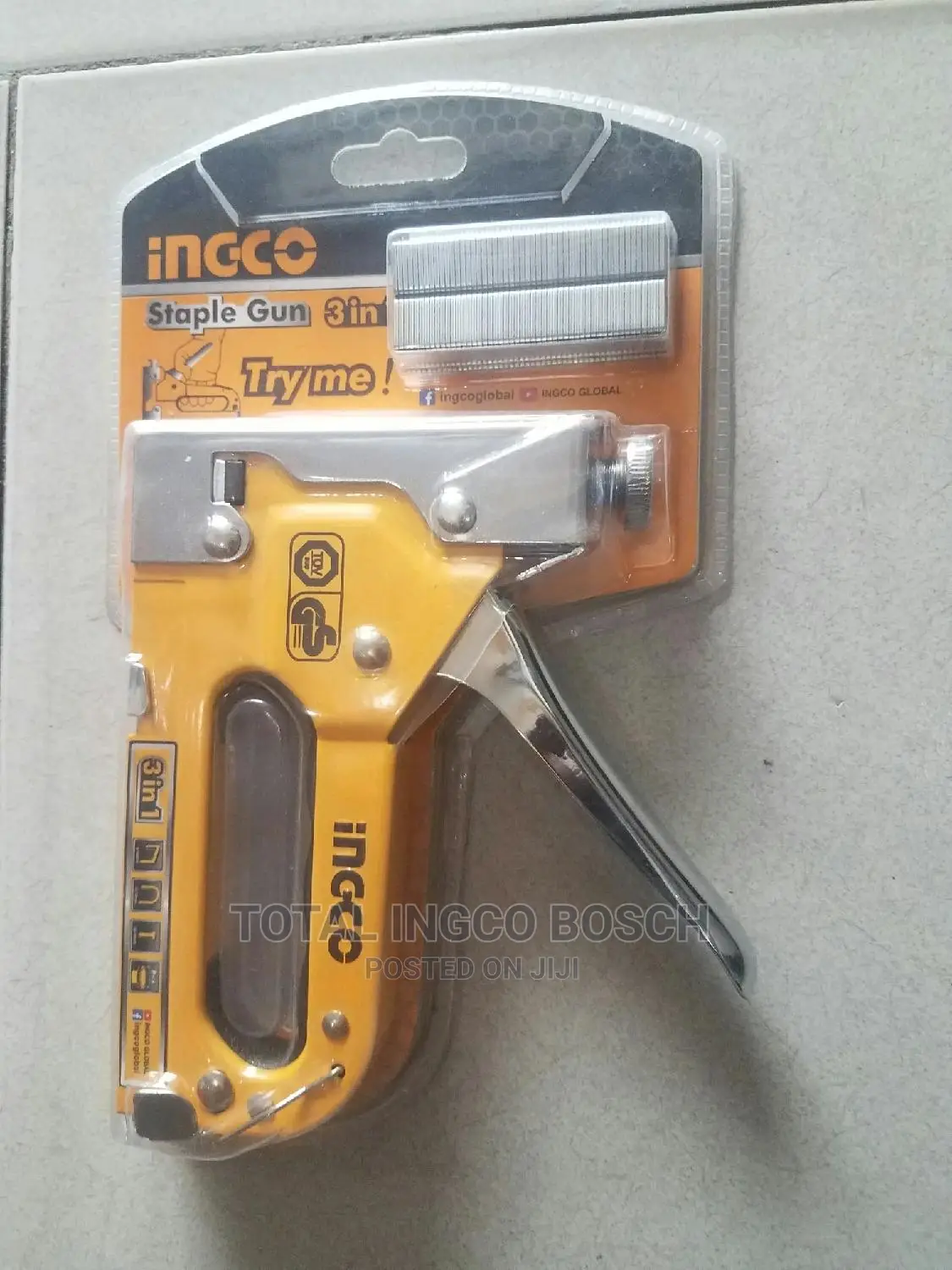 Ingco Staple Gun 3 in 1