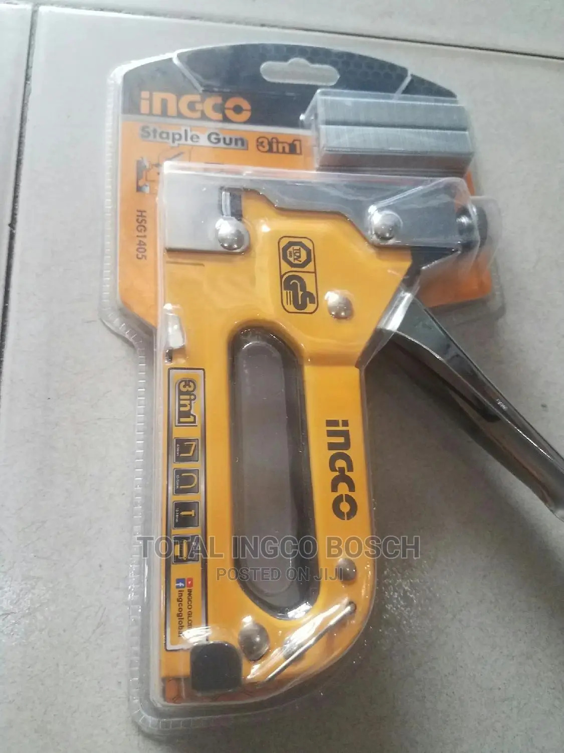 Ingco Staple Gun 3 in 1