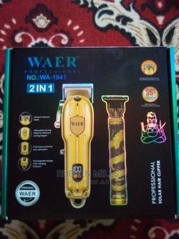 2 in 1 Hair Clipper and Beard Trimmer