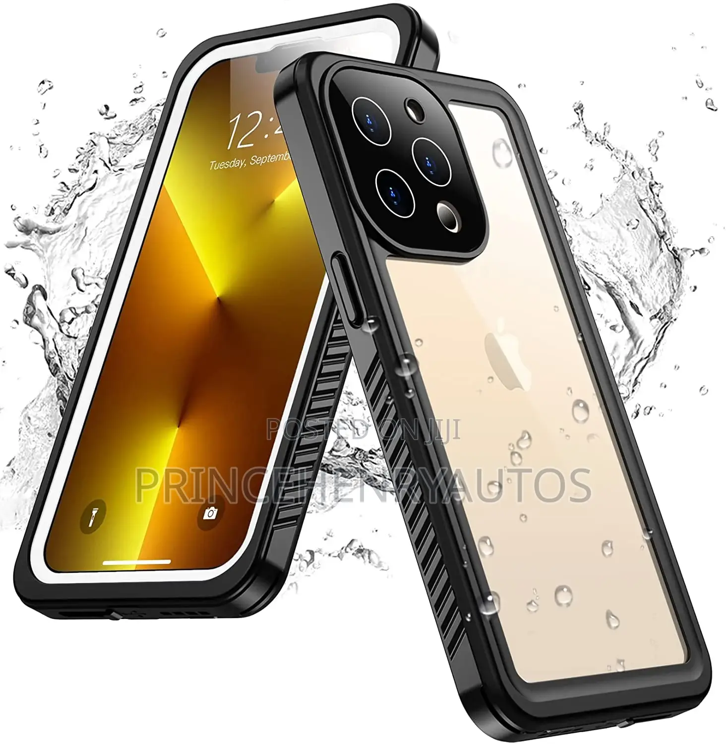 Temdan iPhone 13 Pro Waterproof Case+Screen Protector