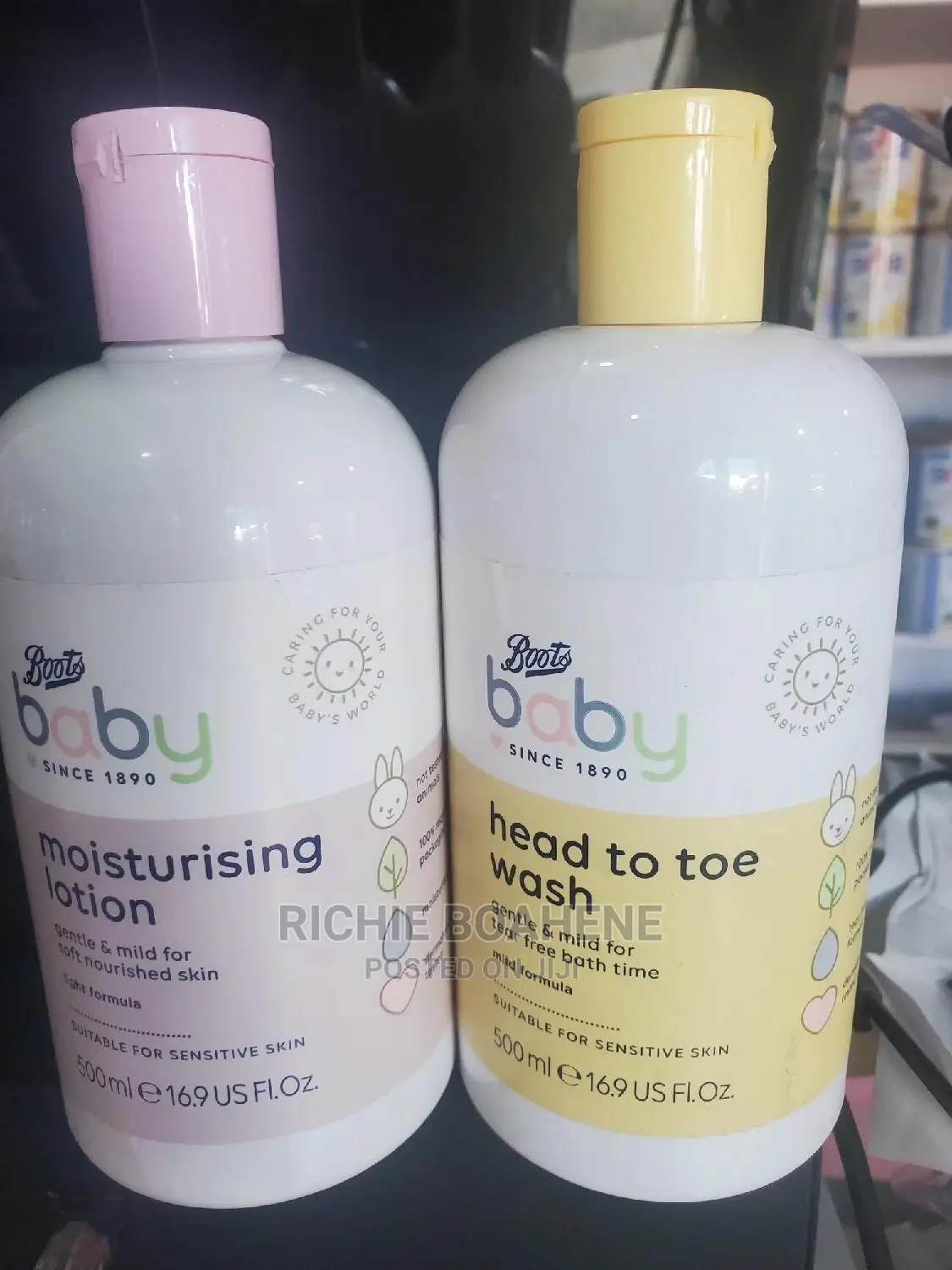 Baby Boots Lotion and Soap