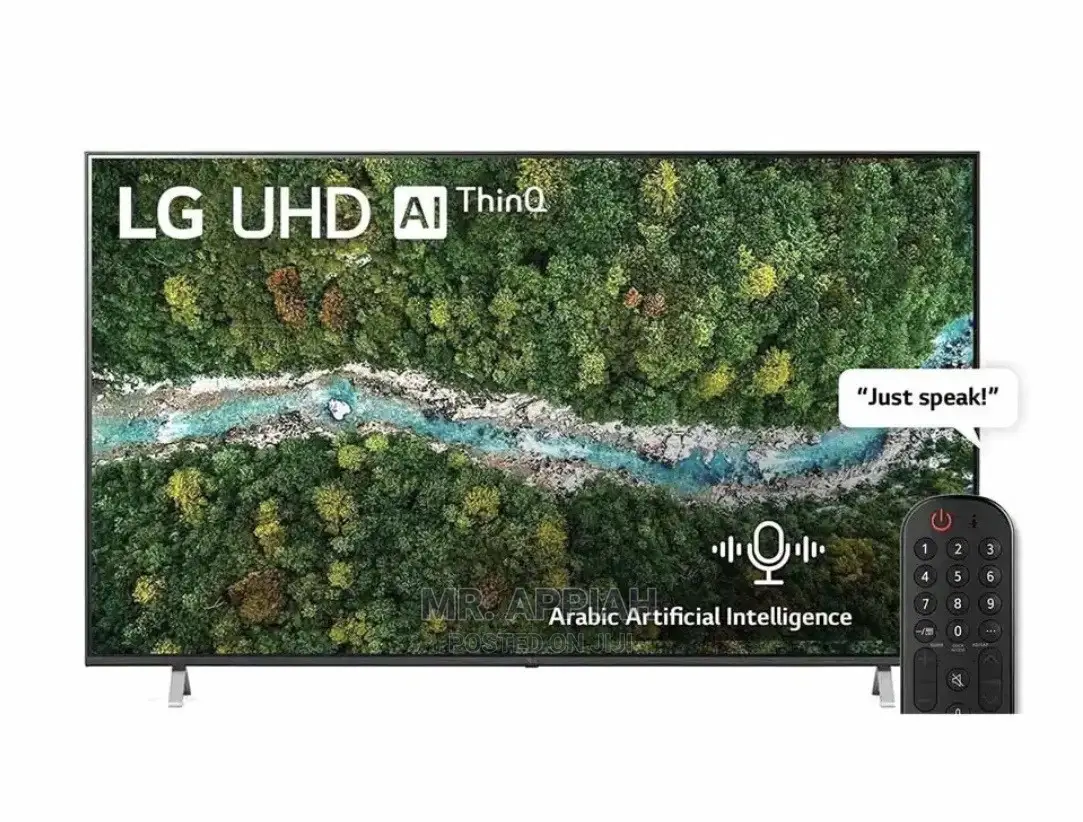LG UHD TV 65 Inch UP77 Series, Cinema Screen.