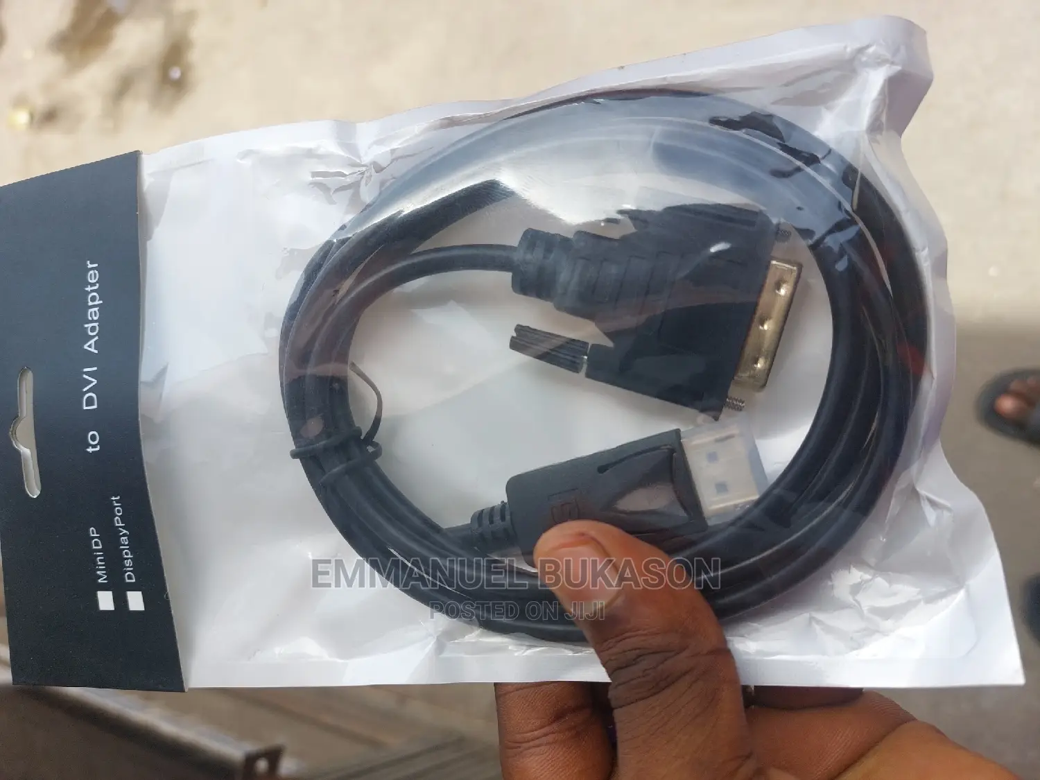 Display Port to DVI Cable