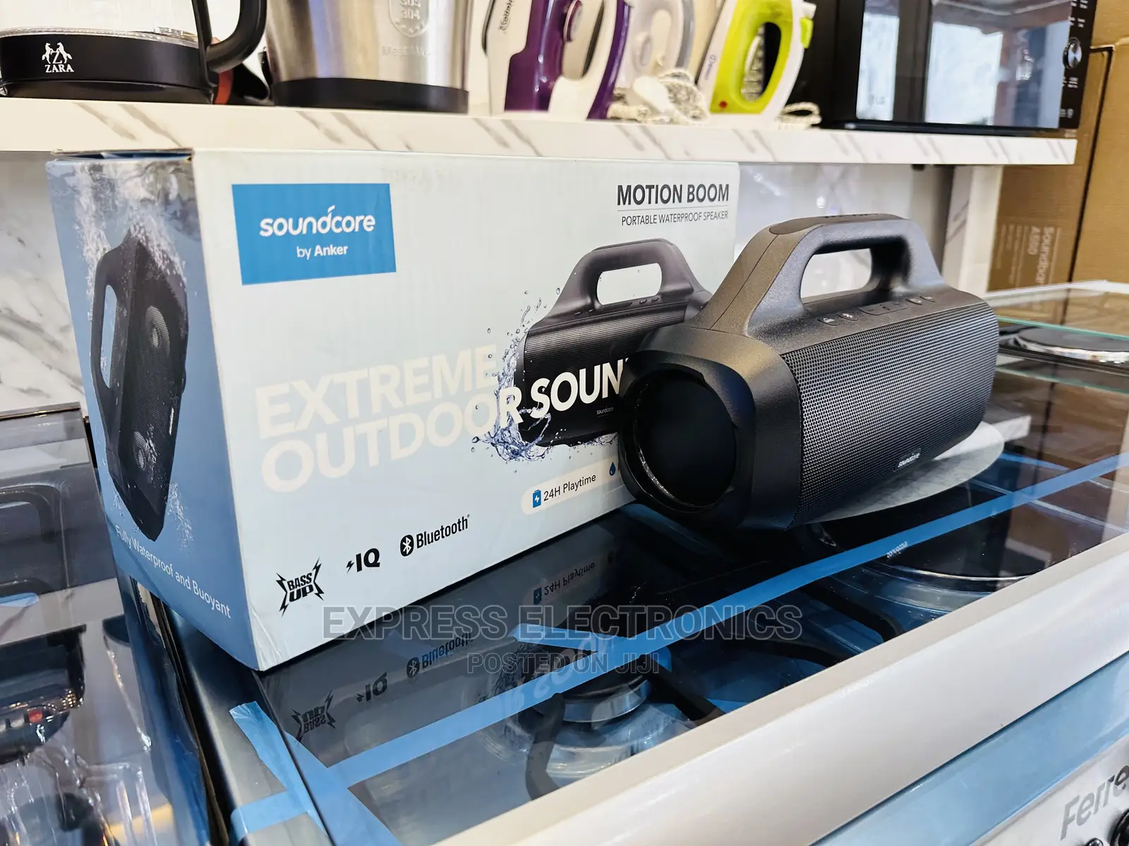 Powerful Stereo Sound Bluetooth Speaker Motion Boom