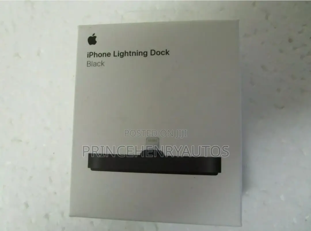 Apple MNN62AM/A iPhone Lightning Dock, Black