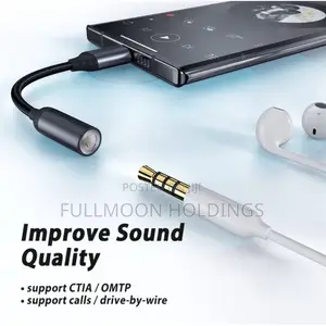 TYPE C to 3.5mm Jack, Headphone Connector