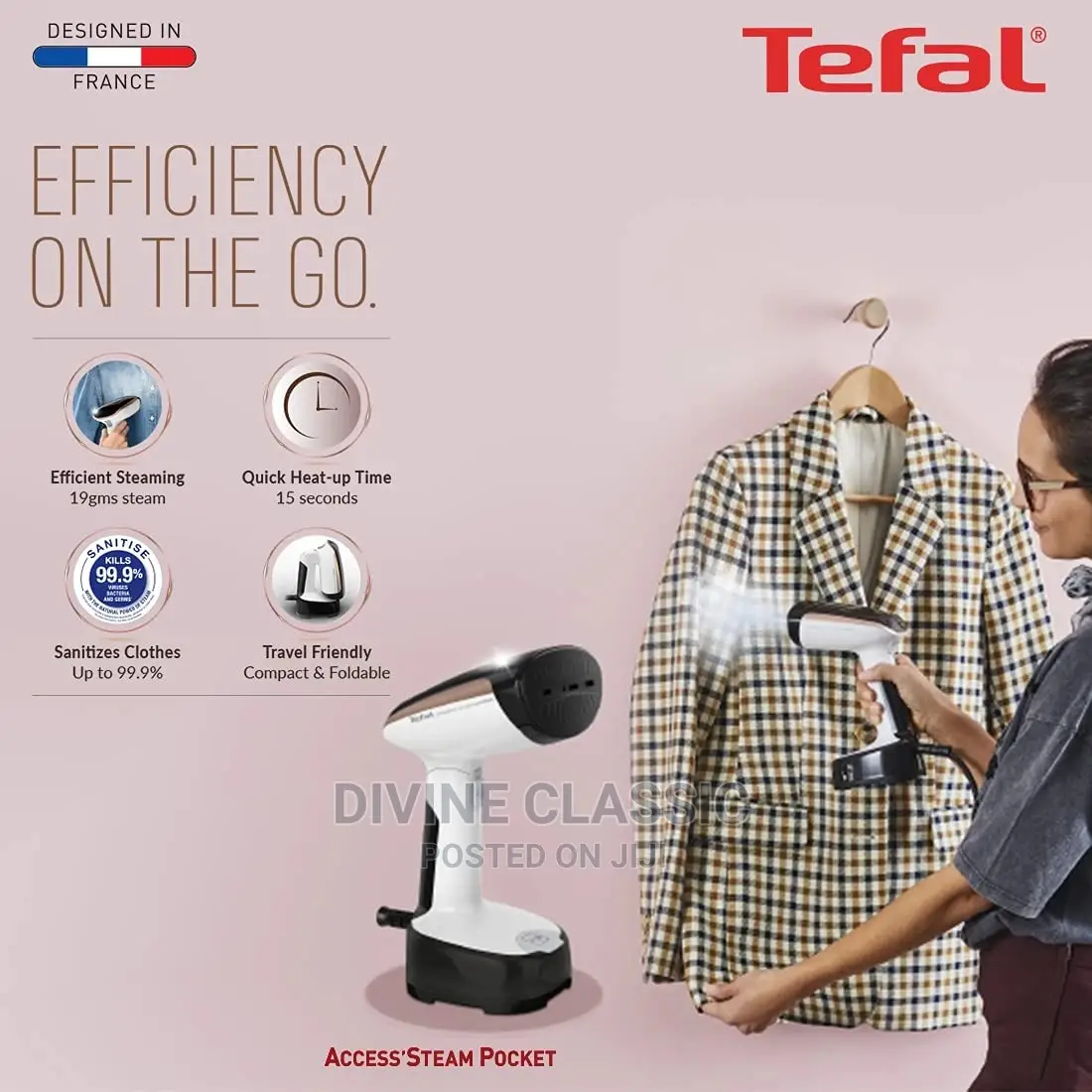 Tefal Foldable Garment Steamer