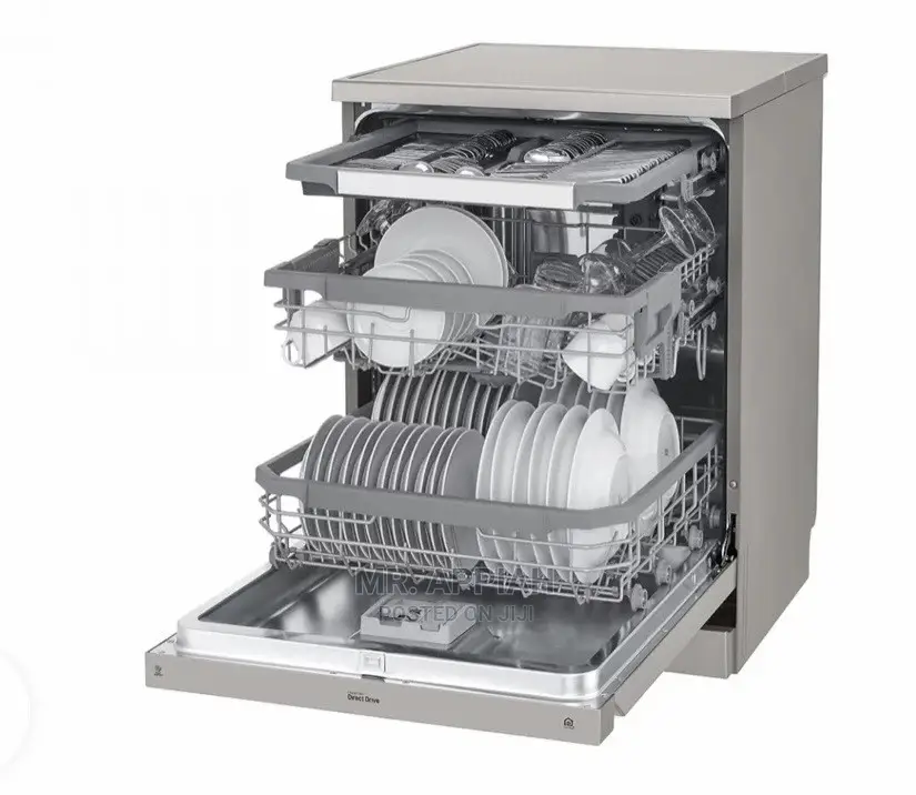 LG Quadwash DFB425FP Steam Dishwasher – Platinum Silver3