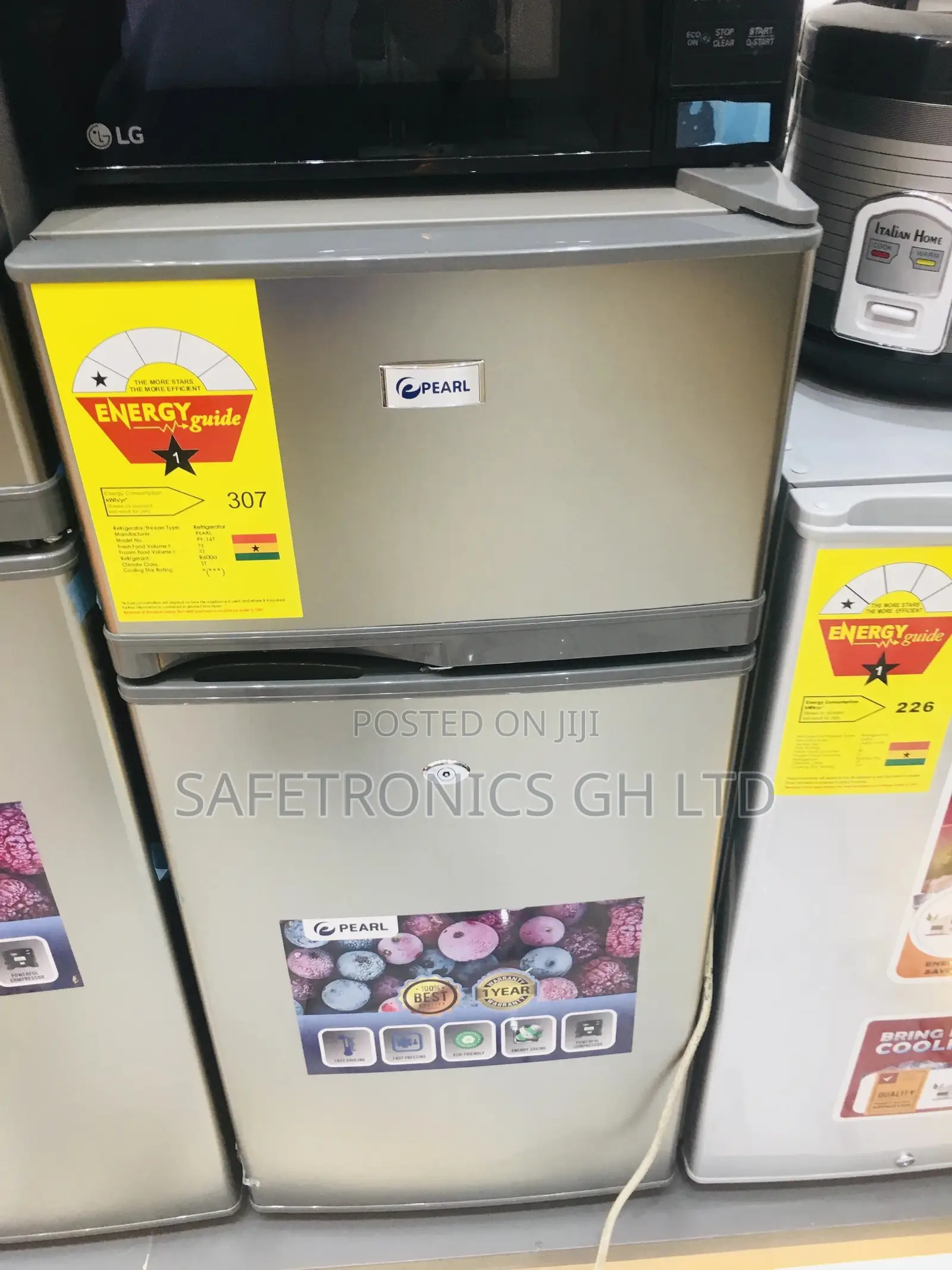 Pearl 138ltr Double Door Fridge PF 20T
