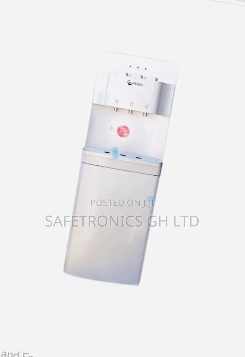 Pearl Water Dispenser With Fridge – Silver PWD-1009FSL