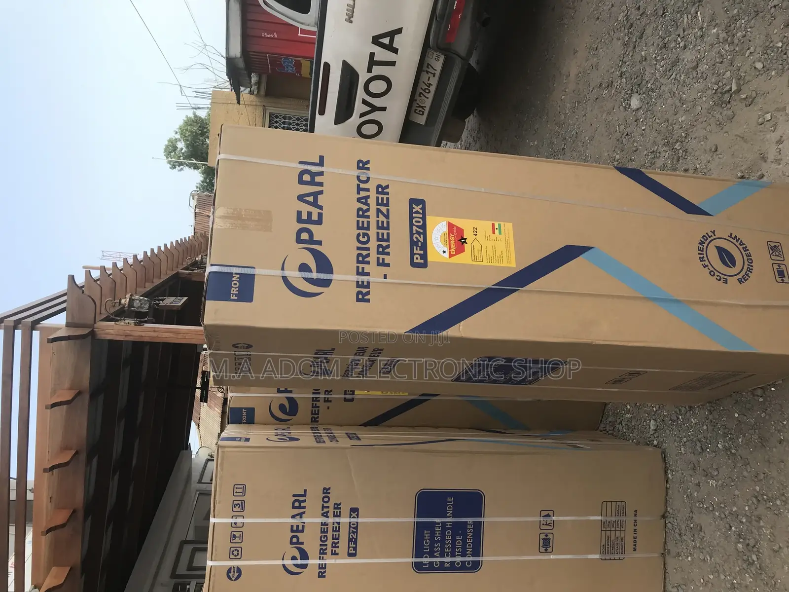 Led Light Pearl Double Door Fridge PF-270IX
