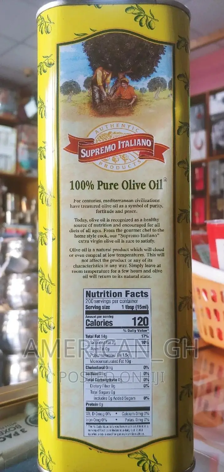 100% Pure And Organic Olive Oil