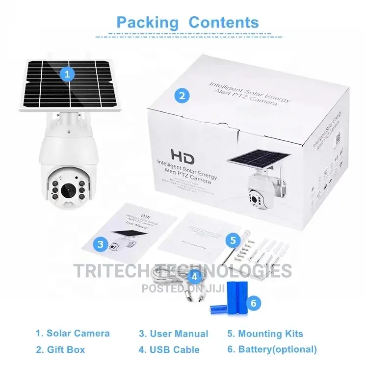 Hikview 4g Solar PTZ Camera (3mp) Ubox App
