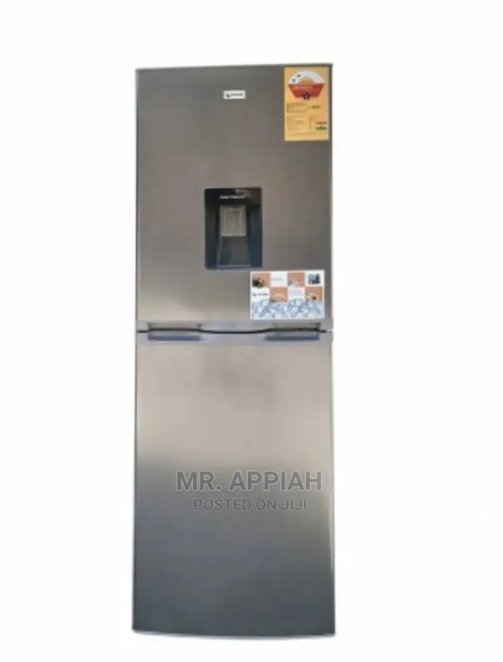 Pearl 246ltr Double Door Bottom Fridge With Dispenser.
