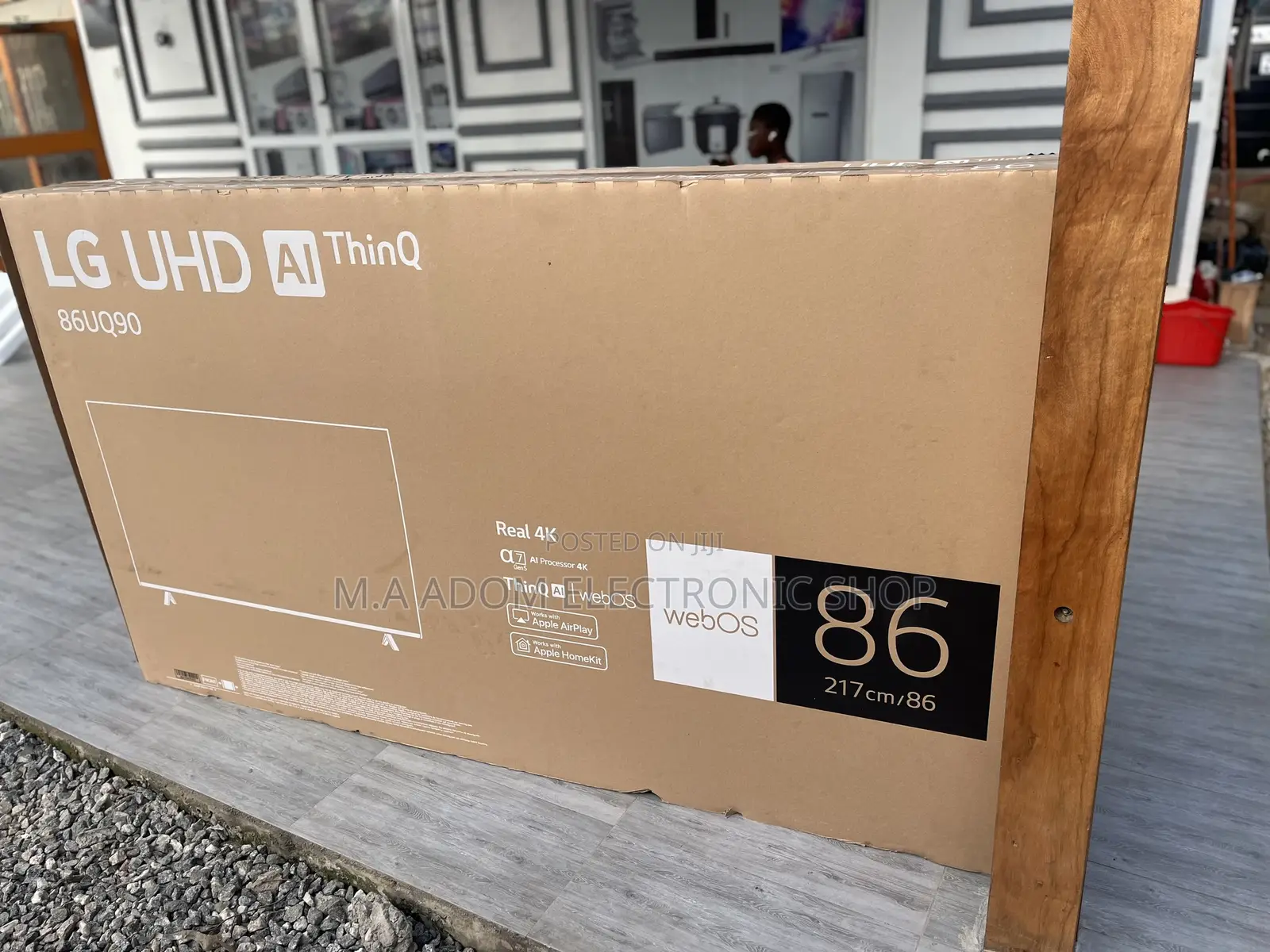 New Lg 86” UHD Smart Tv+ Free Installation