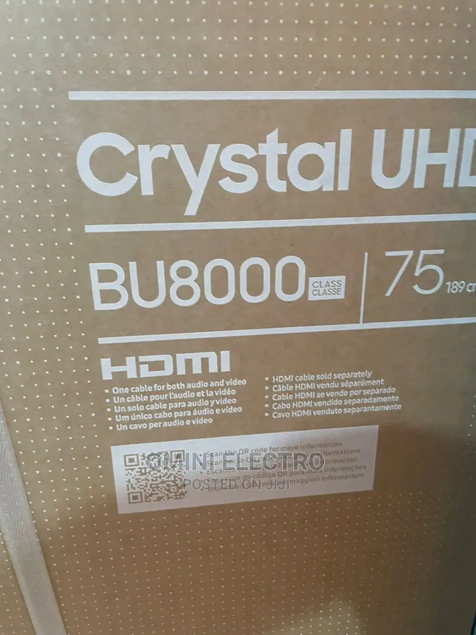 Samsung 75"Series 8 (Bu8000) Smart Uhd Tv