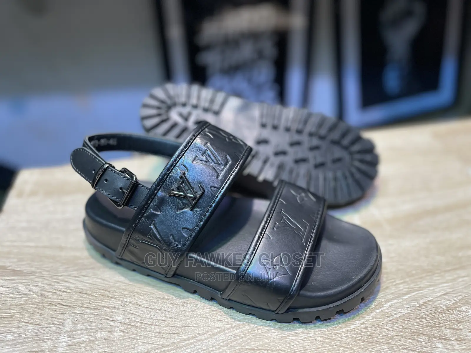 LV Leather Sandals