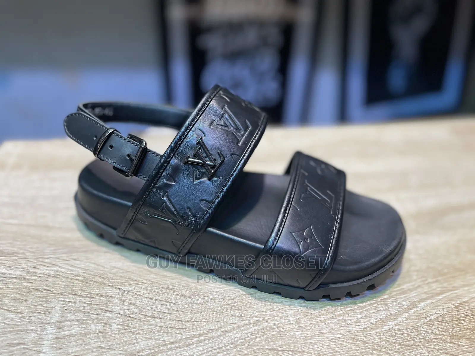 LV Leather Sandals