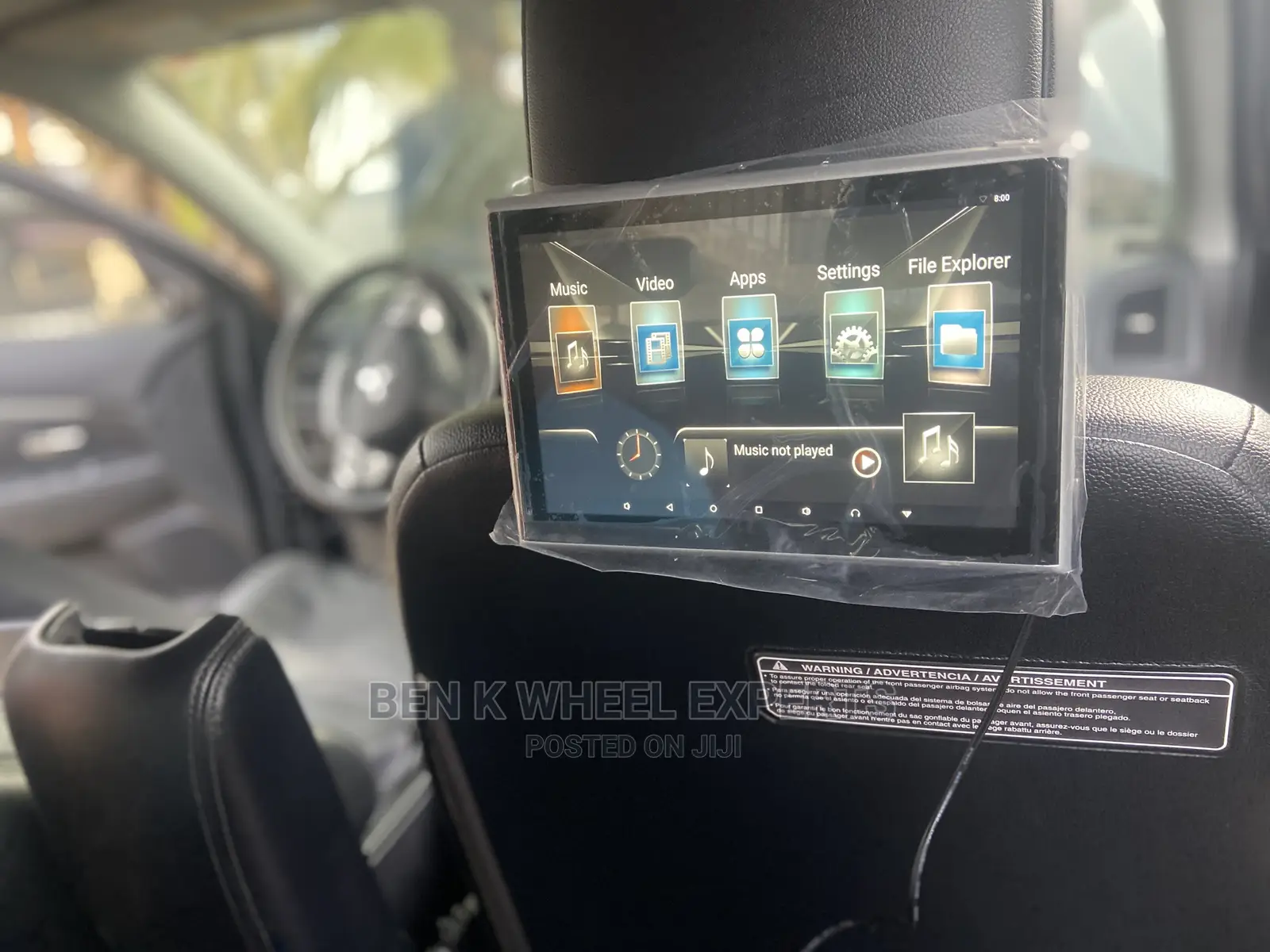 Android Screen Headrest Monitor