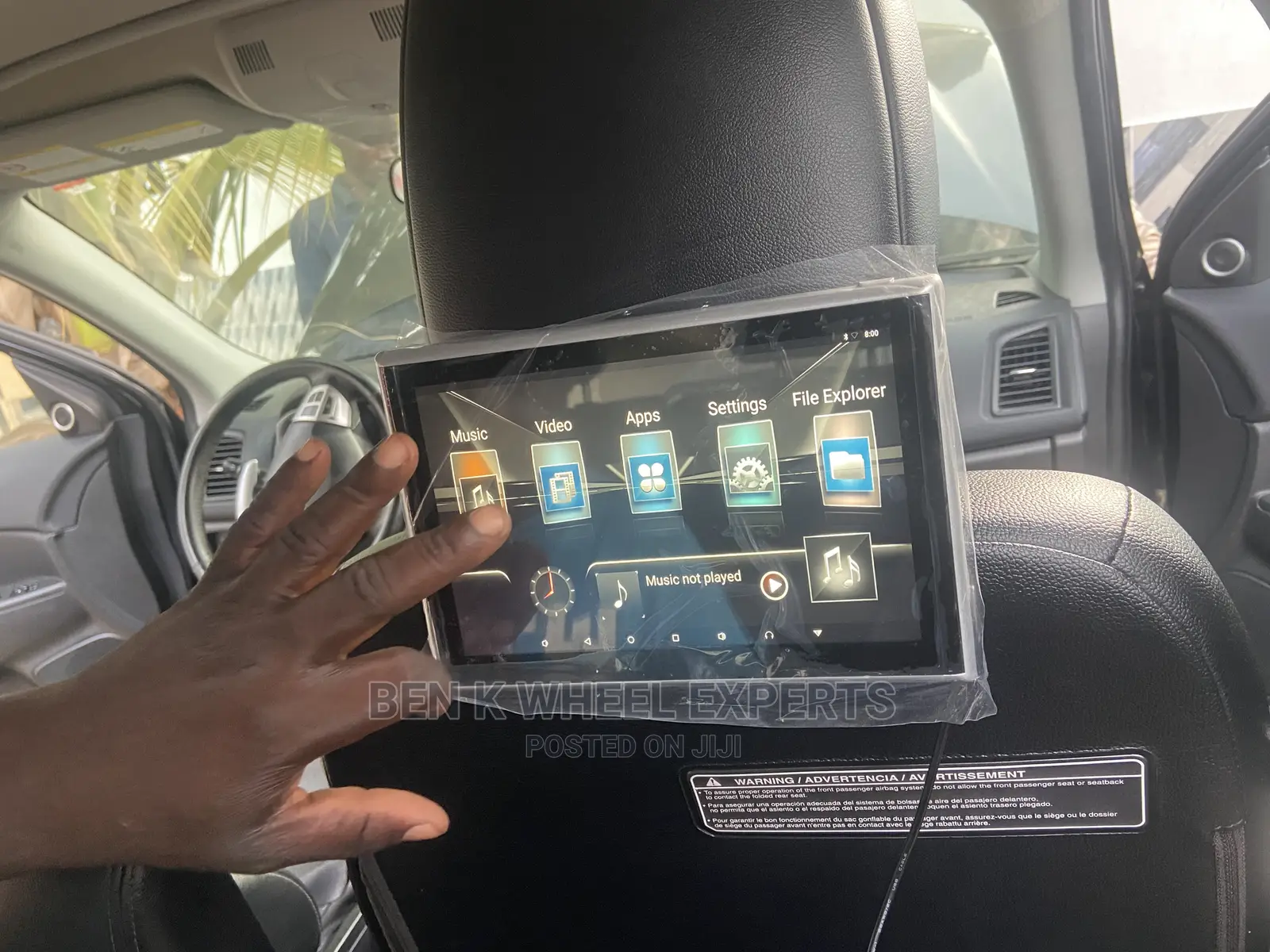 Android Screen Headrest Monitor